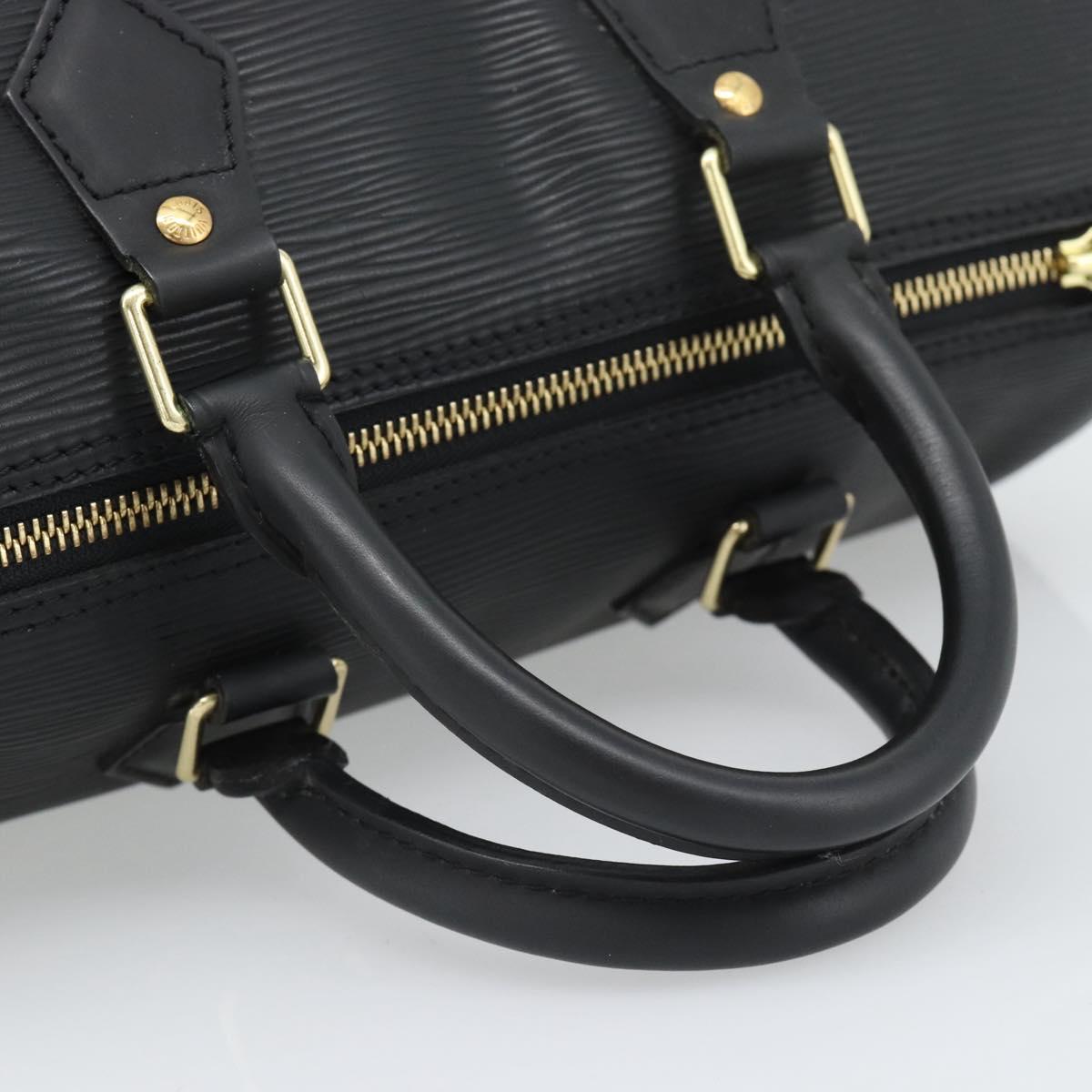 Louis Vuitton Epi Speedy 30 Handbag Noir Black Authentic BA13894A - photo 7