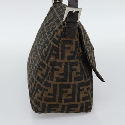 FENDI Zucca Canvas Baguette Bag Nero Marrone Originale | Mamma Baguette