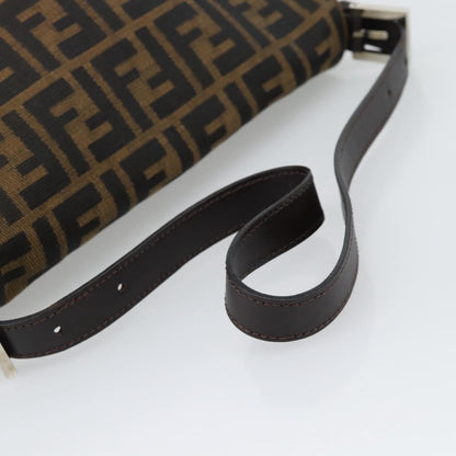 FENDI Zucca Canvas Baguette Bag Nero Marrone Originale | Mamma Baguette