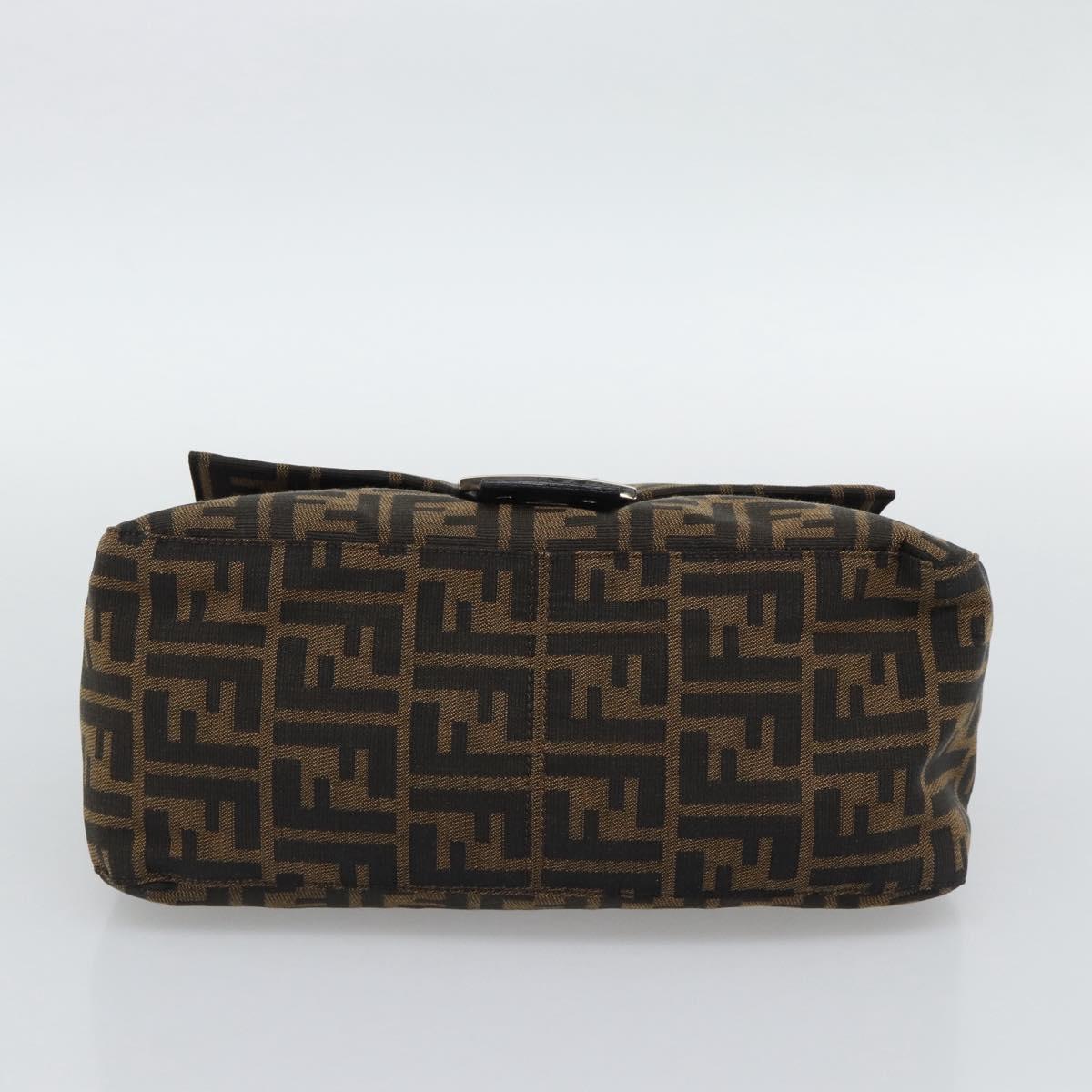 FENDI Zucca Canvas Baguette Bag Nero Marrone Originale | Mamma Baguette