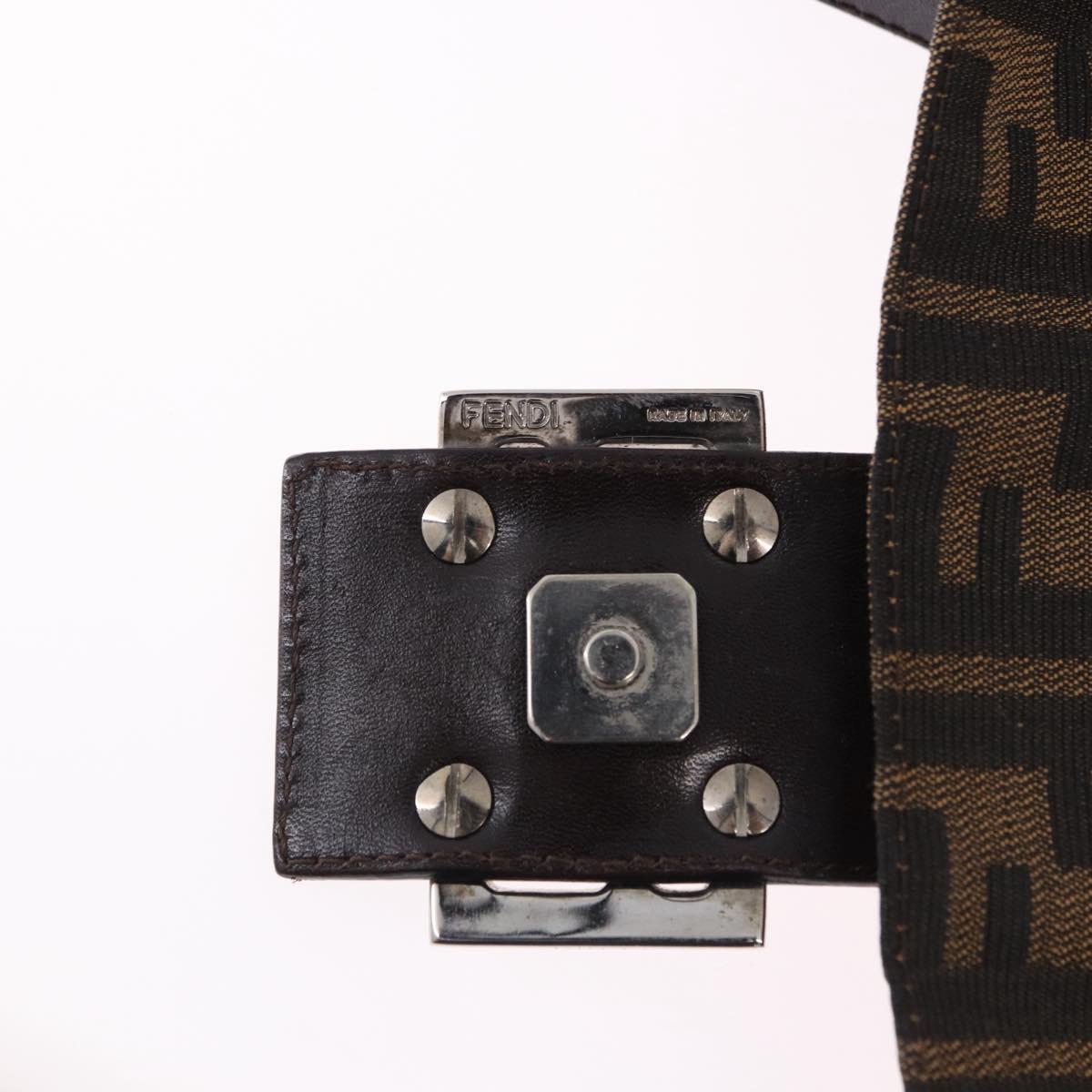 FENDI Zucca Canvas Baguette Bag Marrone Argento Originale | Mamma Baguette