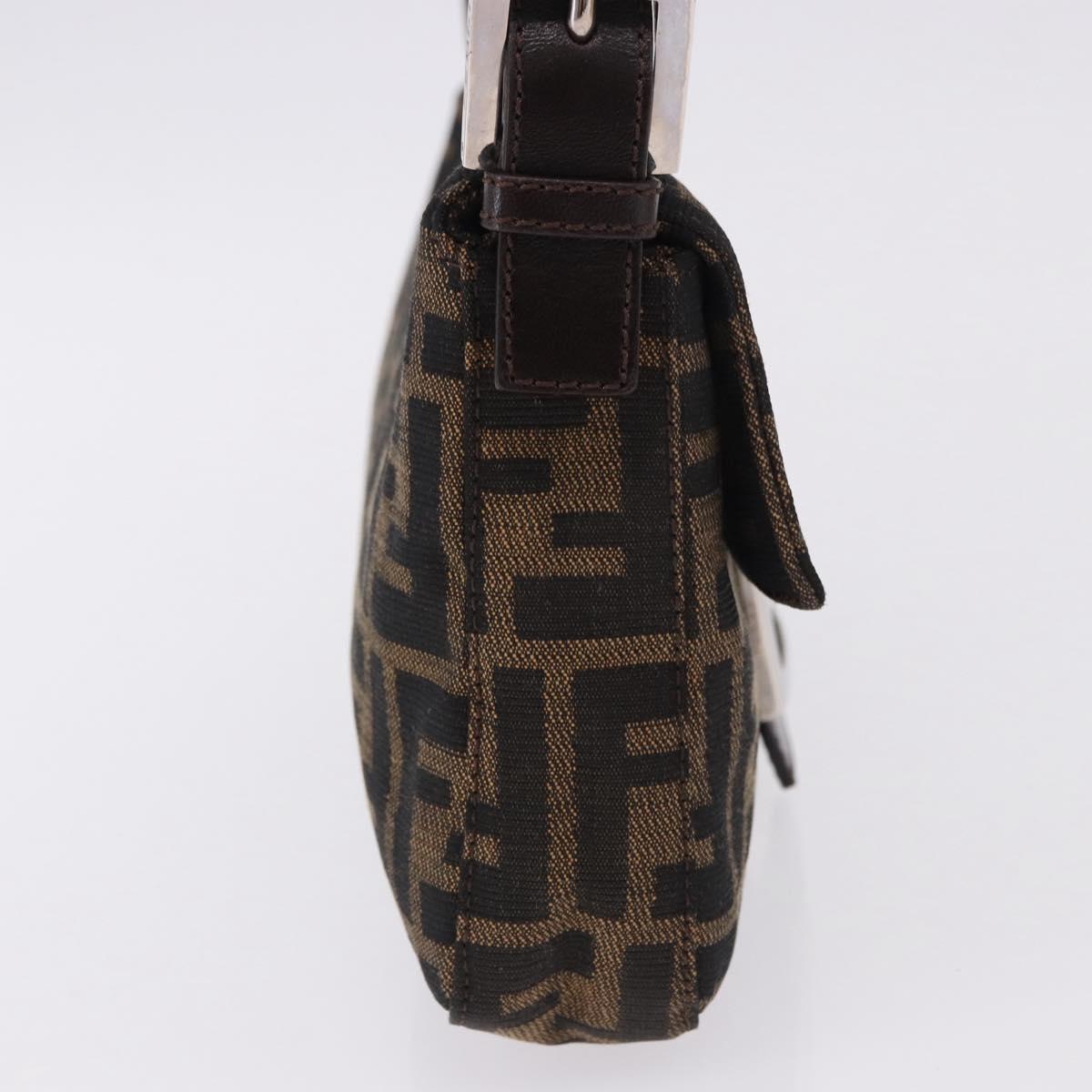 FENDI Zucca Canvas Baguette Bag Marrone Argento Originale | Mamma Baguette
