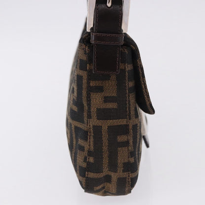 FENDI Zucca Canvas Baguette Bag Marrone Argento Originale | Mamma Baguette