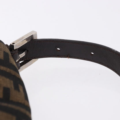 FENDI Zucca Canvas Baguette Bag Marrone Argento Originale | Mamma Baguette