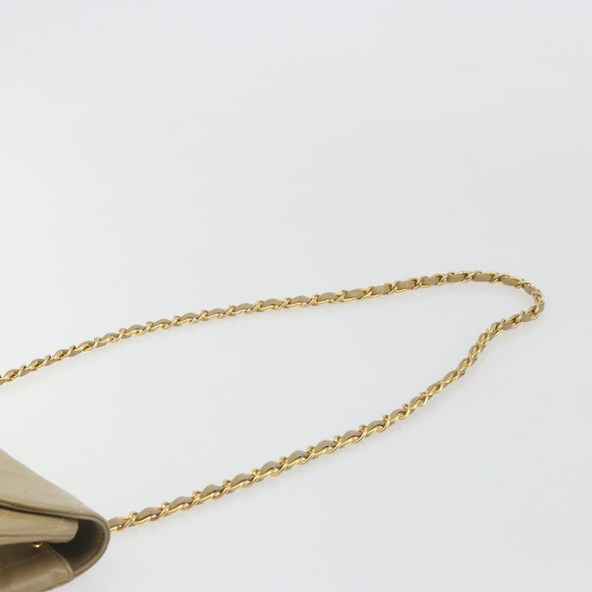 CHANEL Matelasse Chain Bag Beige Originale | Borsa a Catena Oro
