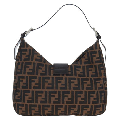 FENDI Zucca Canvas Baguette Bag Marrone Nero Originale | Mamma Baguette