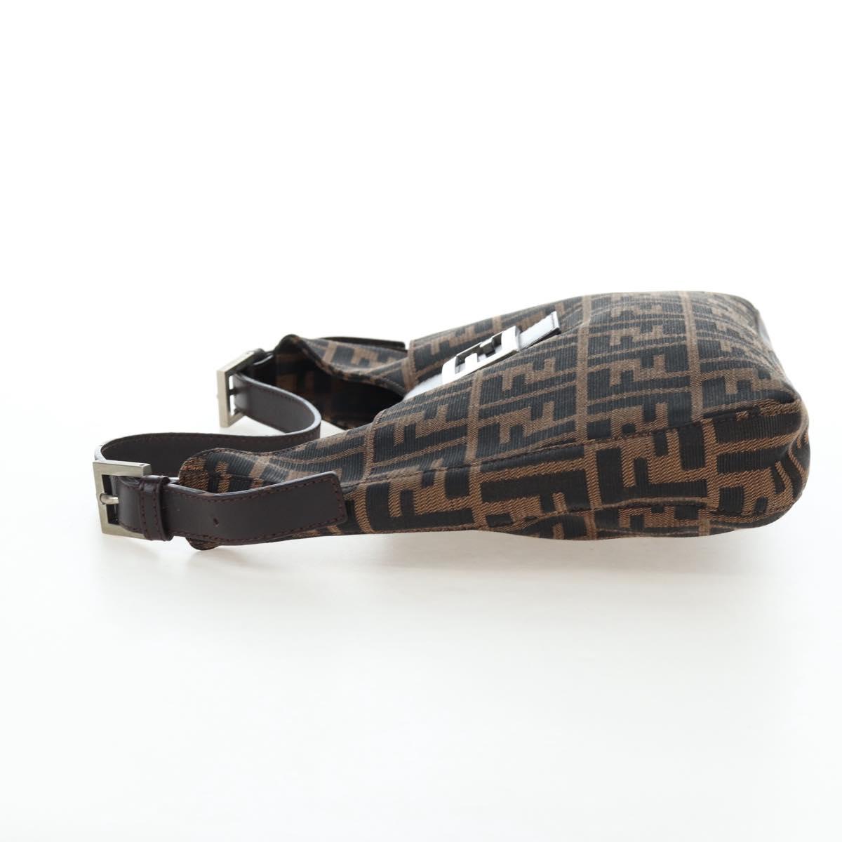 FENDI Zucca Canvas Baguette Bag Marrone Nero Originale | Mamma Baguette