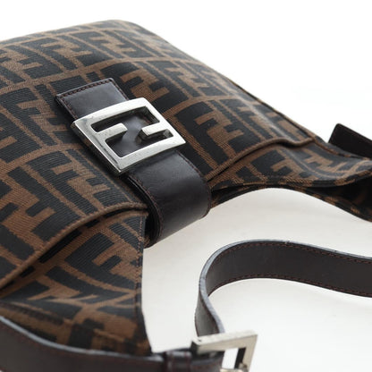 FENDI Zucca Canvas Baguette Bag Marrone Nero Originale | Mamma Baguette
