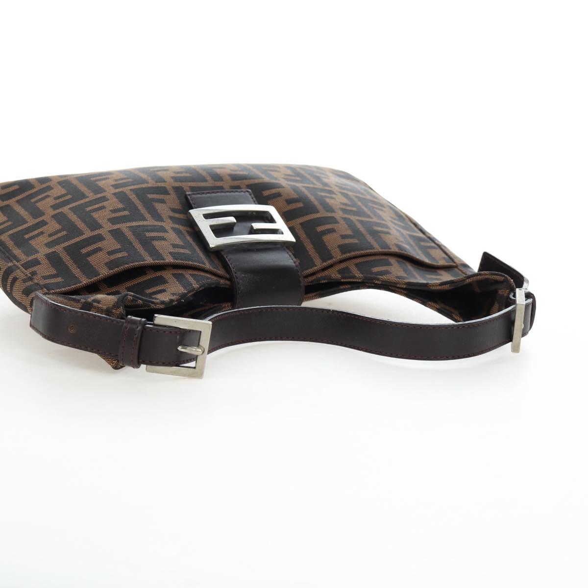 FENDI Zucca Canvas Baguette Bag Marrone Nero Originale | Mamma Baguette