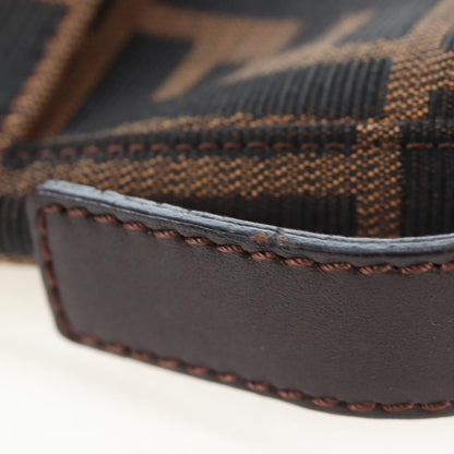 FENDI Zucca Canvas Baguette Bag Marrone Nero Originale | Mamma Baguette