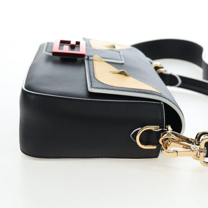FENDI Bugs Monster Baguette Bag Pelle Nera Originale | Borsa a Tracolla 8BR600
