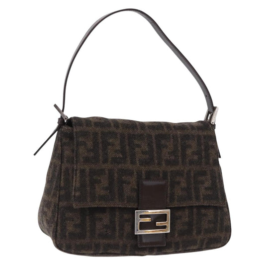 FENDI Zucca Baguette Bag Lana Marrone Originale | Mamma Baguette Vintage