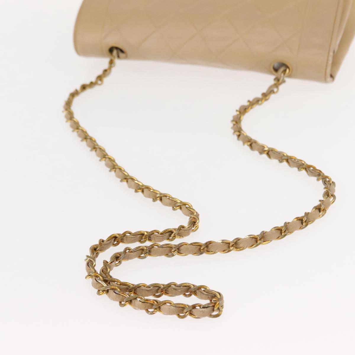 CHANEL Matelasse Chain Bag Beige Originale | Borsa a Catena Oro