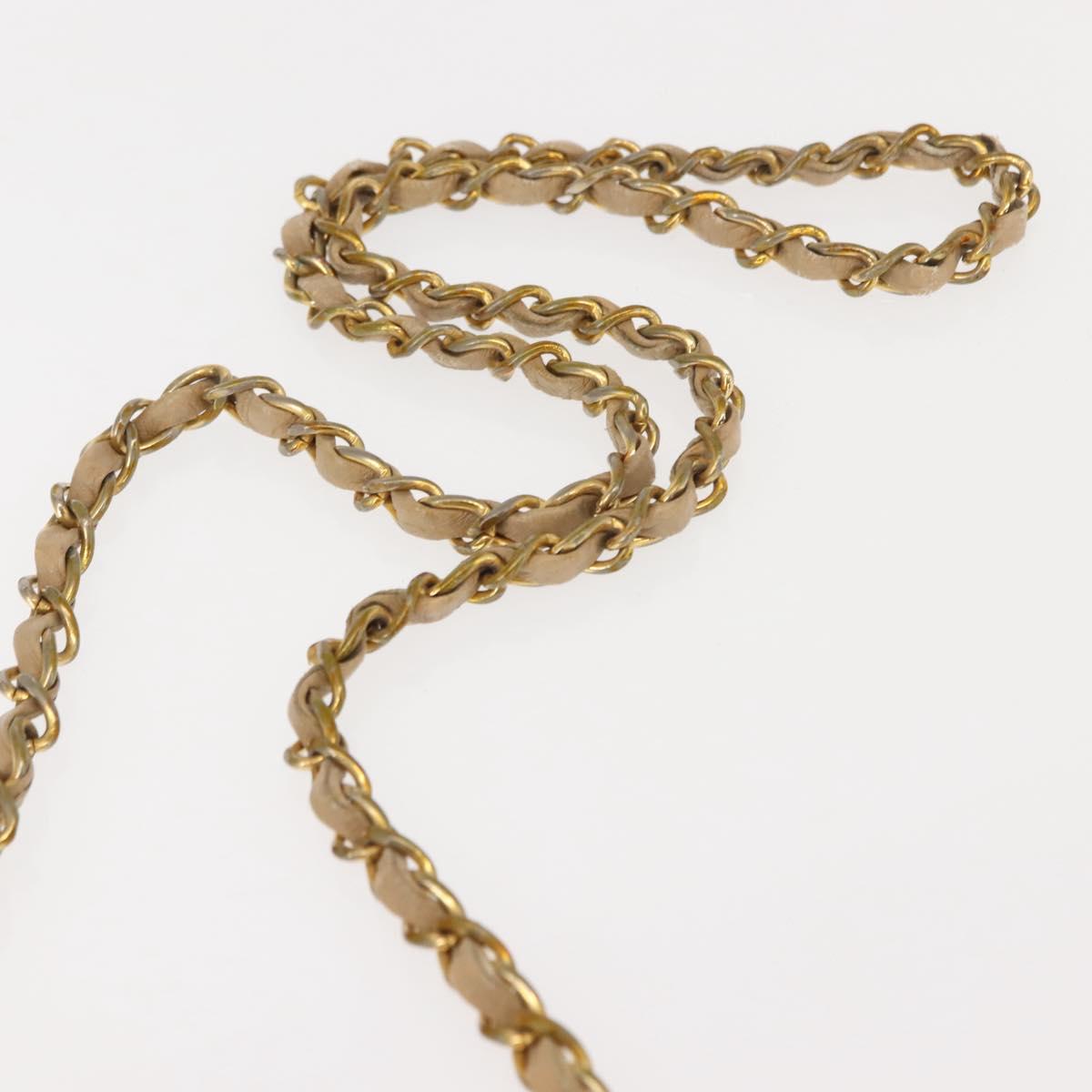 CHANEL Matelasse Chain Bag Beige Originale | Borsa a Catena Oro