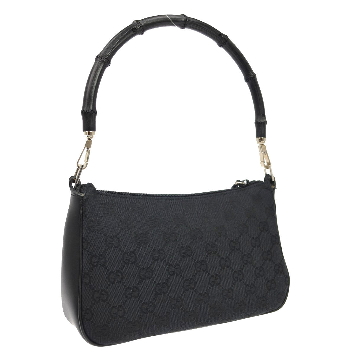 Borsa Gucci Bamboo Vintage in Pelle Nera
