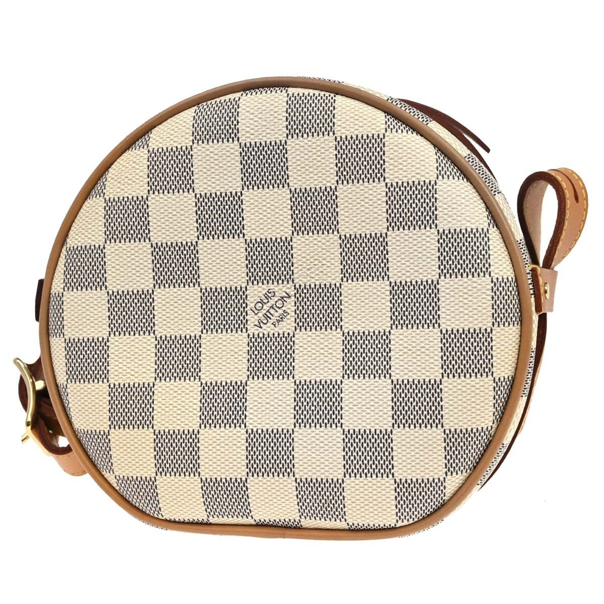 Borsa Louis Vuitton Boîte Chapeau Souple PM Vintage a Spalla in Tela Damier Azur – foto 2