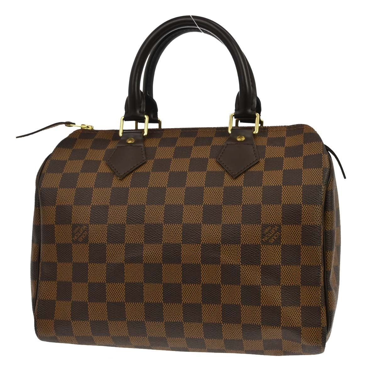 Borsa Louis Vuitton Speedy 25 Vintage in Tela Damier Ebène – foto 2