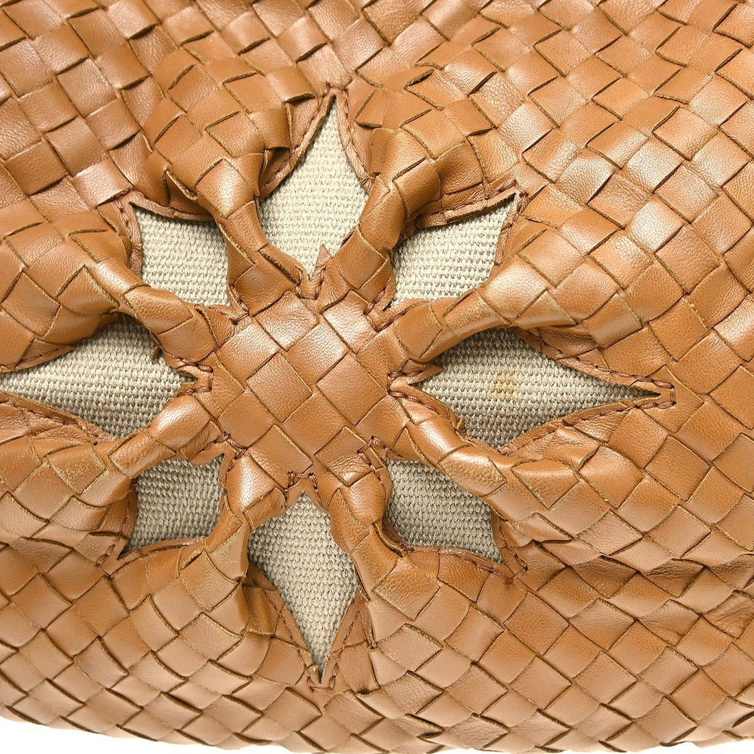 Bottega Veneta Hobo Intrecciato in Pelle Marrone Vintage