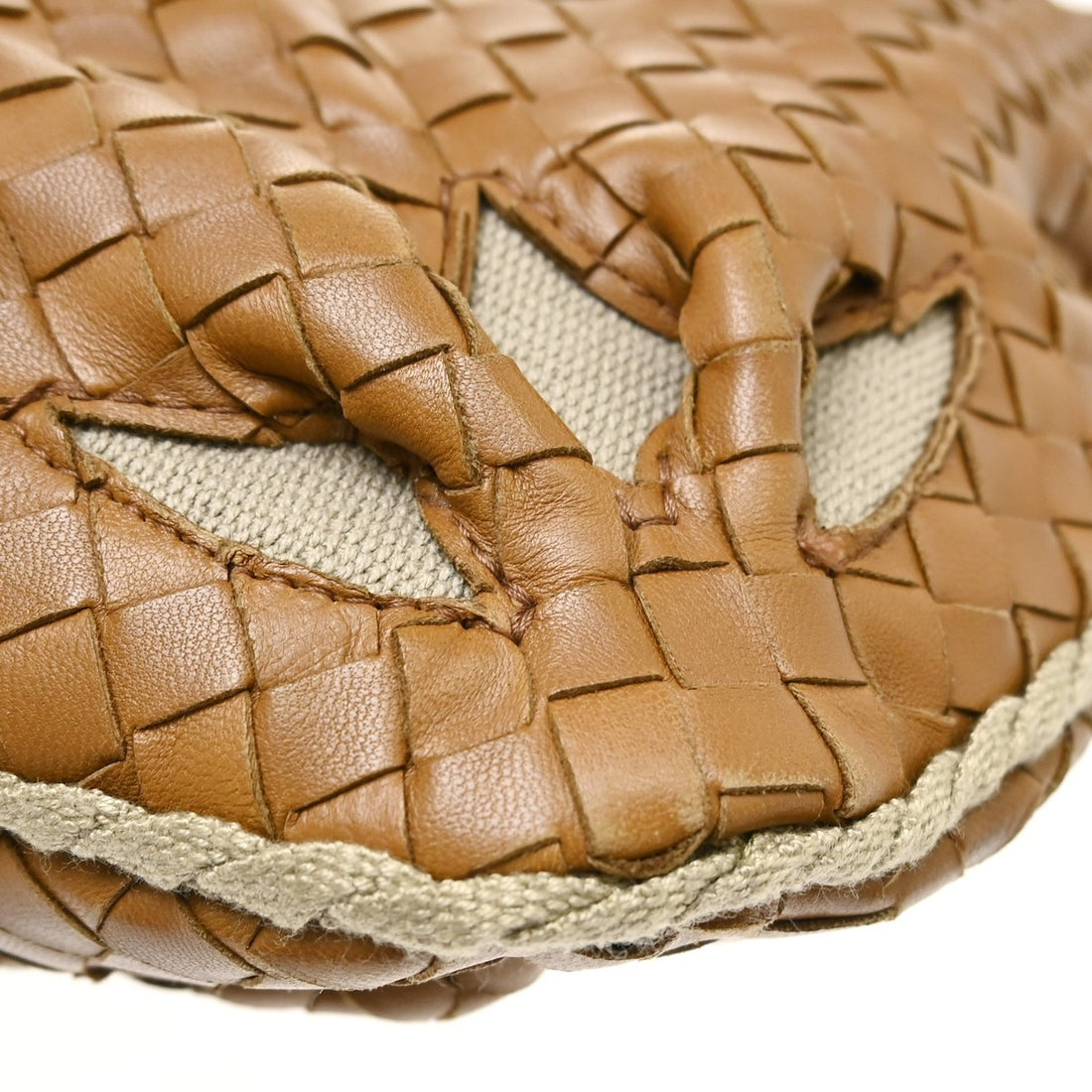Bottega Veneta Hobo Intrecciato in Pelle Marrone Vintage