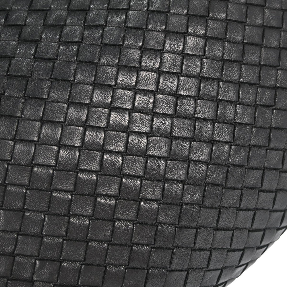 Bottega Veneta Hobo Intrecciato in Pelle Nera Vintage