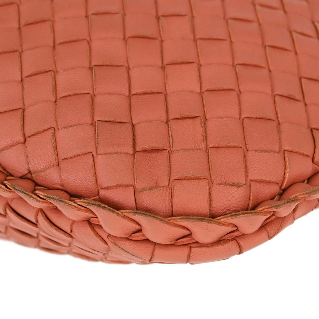 Bottega Veneta Hobo Intrecciato in Pelle di Agnello Intrecciato Rosa Vintage