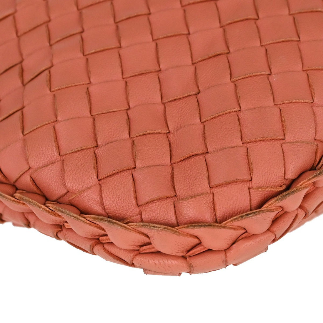 Bottega Veneta Hobo Intrecciato in Pelle di Agnello Intrecciato Rosa Vintage