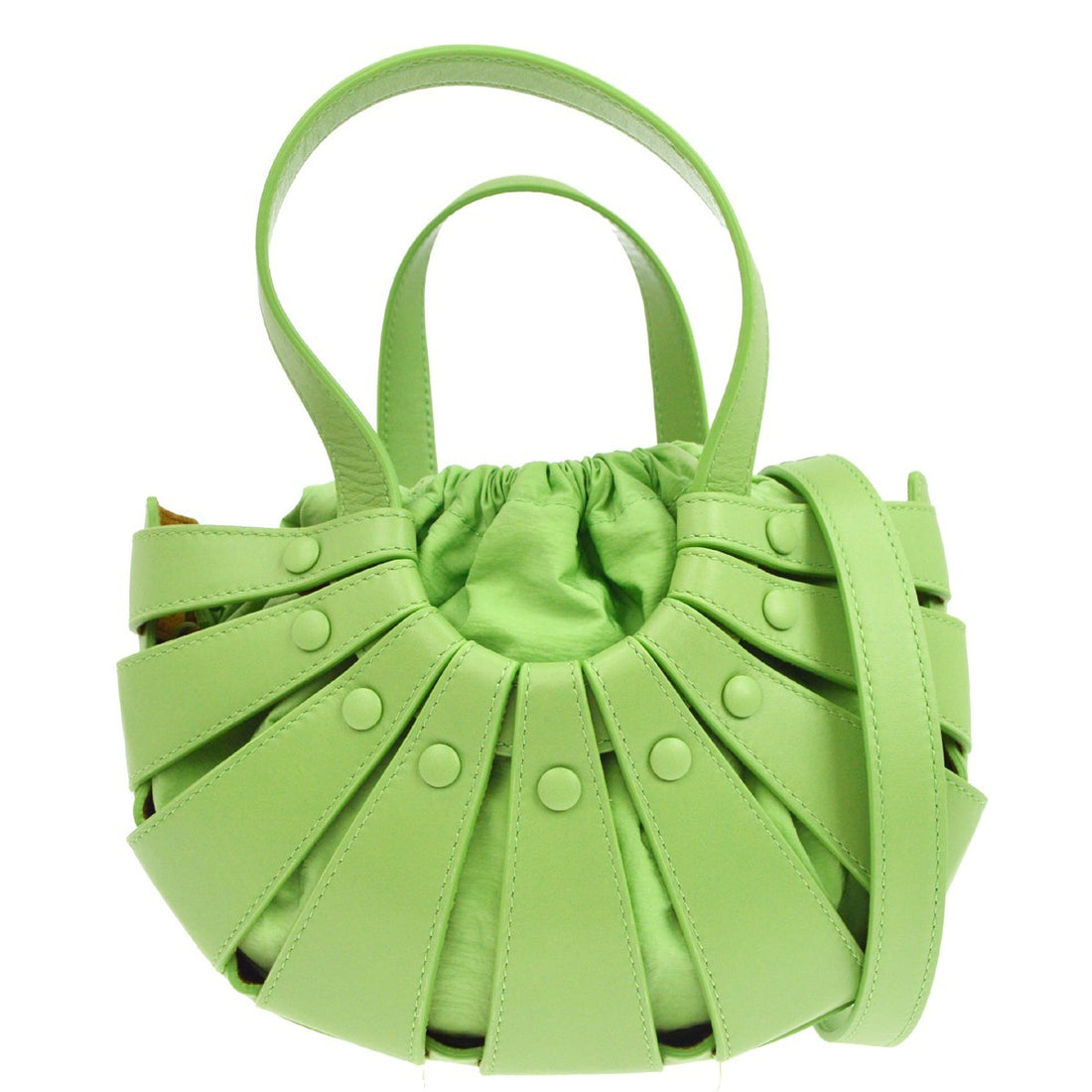 Bottega Veneta Green Small Shell Shoulder Bag Vintage