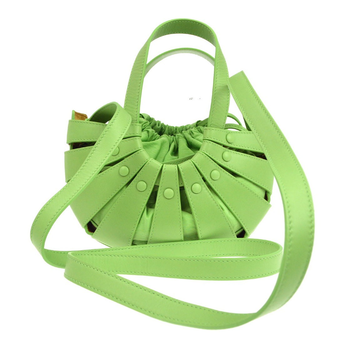 Bottega Veneta Green Small Shell Shoulder Bag Vintage