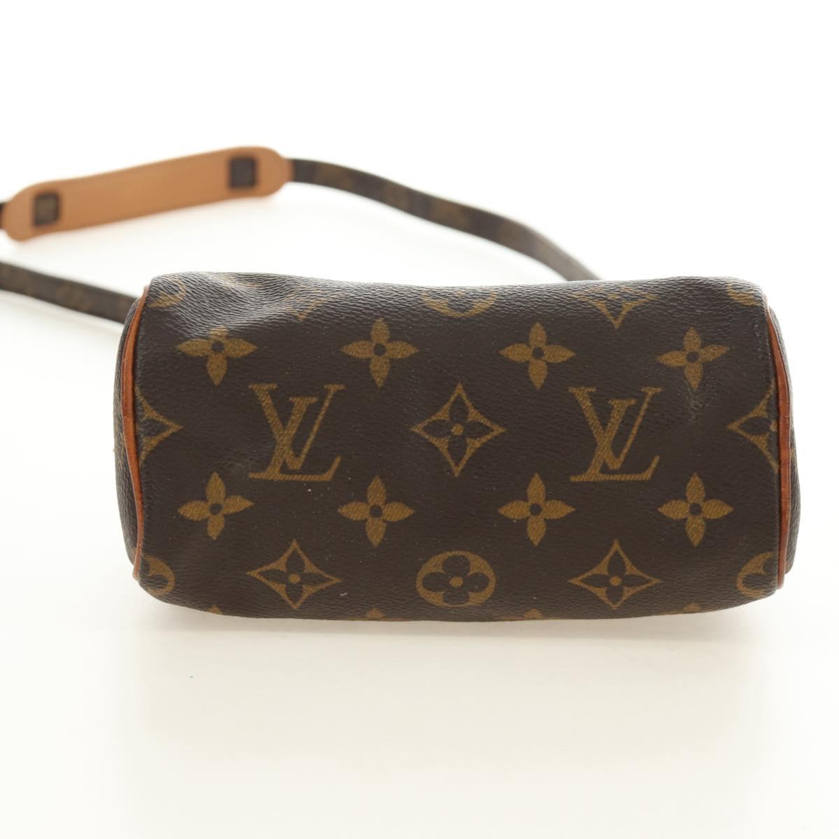 Louis Vuitton Mini Speedy Monogram Canvas Handbag Authentic bs35730V - photo 5