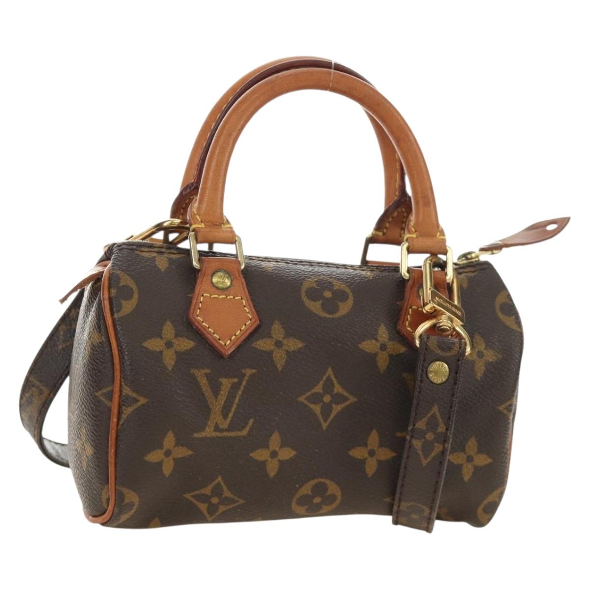 Louis Vuitton Mini Speedy Monogram Canvas Handbag Authentic bs35730V - photo 1