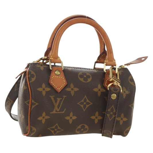 Louis Vuitton Mini Speedy Monogram Canvas Handbag Authentic bs35730V - photo 1