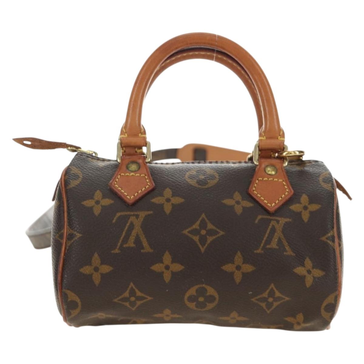 Louis Vuitton Mini Speedy Monogram Canvas Handbag Authentic bs35730V - photo 2