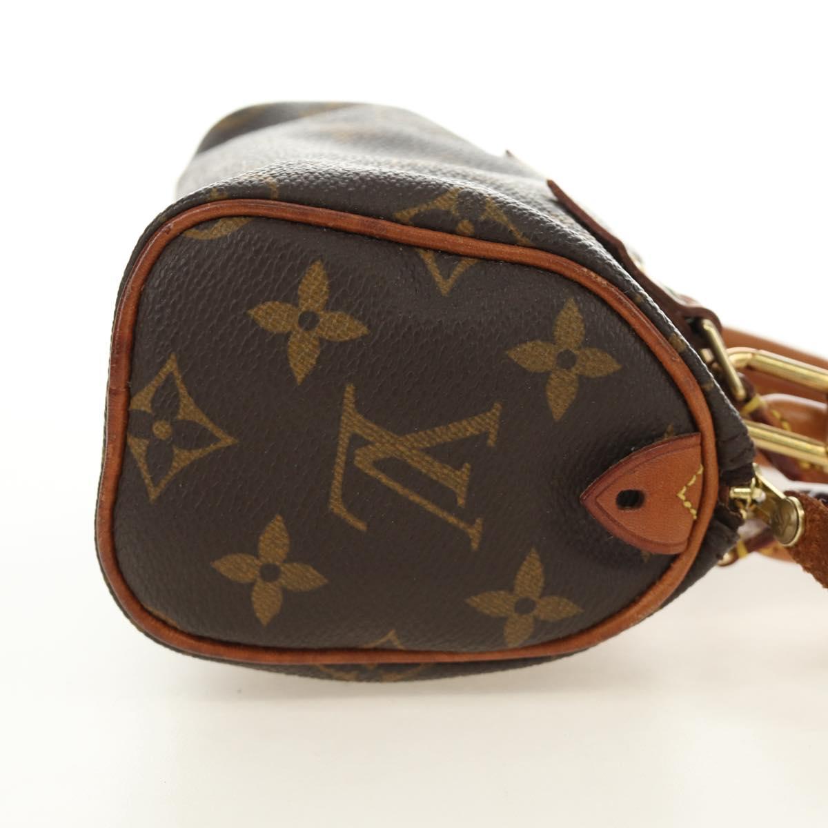 Louis Vuitton Mini Speedy Monogram Canvas Handbag Authentic bs35730V - photo 4