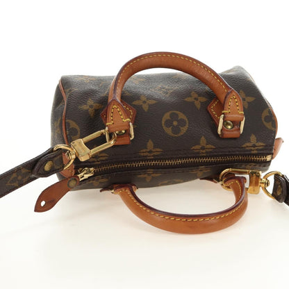 Louis Vuitton Mini Speedy Monogram Canvas Handbag Authentic bs35730V - photo 6