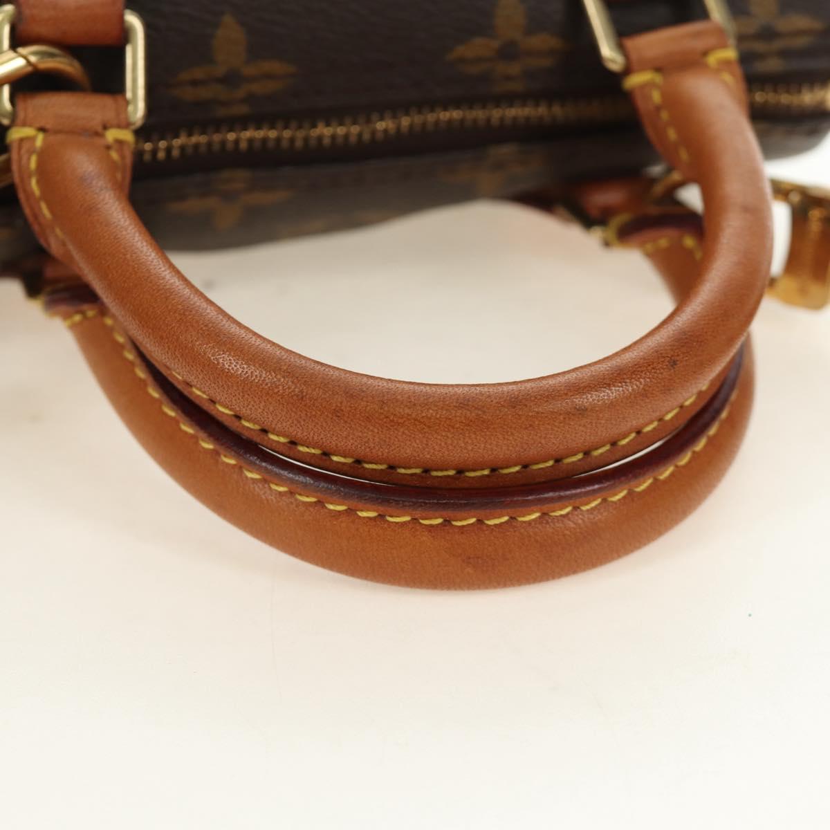 Louis Vuitton Mini Speedy Monogram Canvas Handbag Authentic bs35730V - photo 7