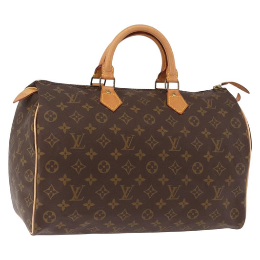 Louis Vuitton Speedy 35 Vintage Monogram Canvas Handbag Authentic bs36112A - photo 1