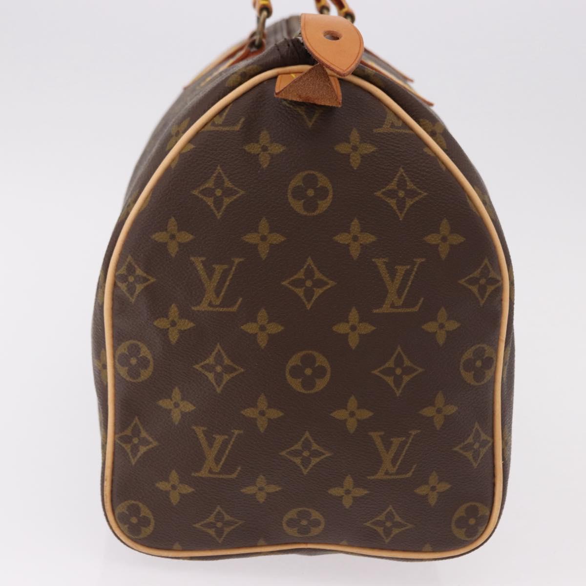 Louis Vuitton Speedy 35 Vintage Monogram Canvas Handbag Authentic bs36112A - photo 3