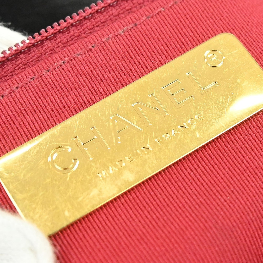 Chanel 19 Large in Pelle di Agnello Nero Vintage
