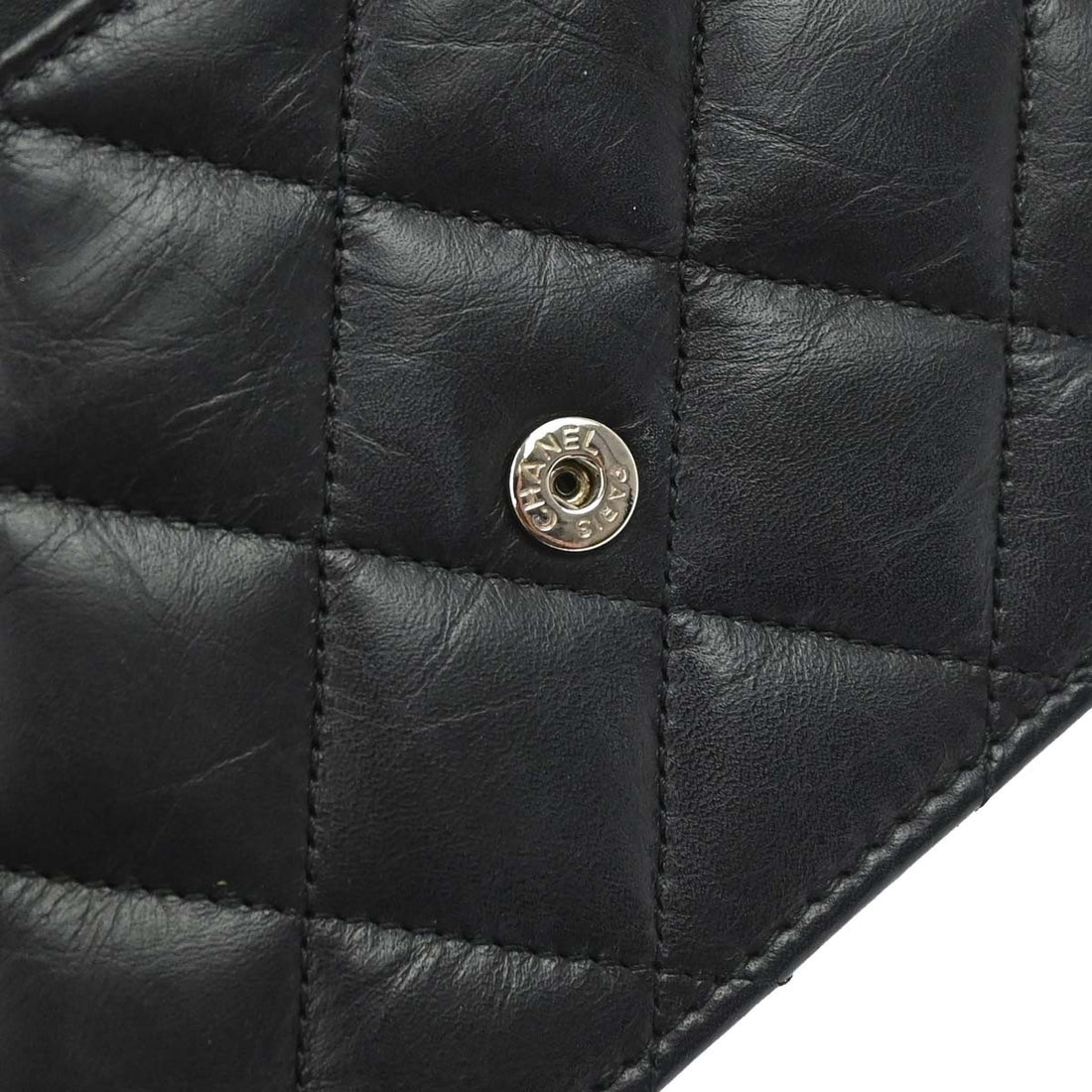 Chanel 2.55 Reissue WOC in Pelle di Vitello Invecchiata Nero Vintage