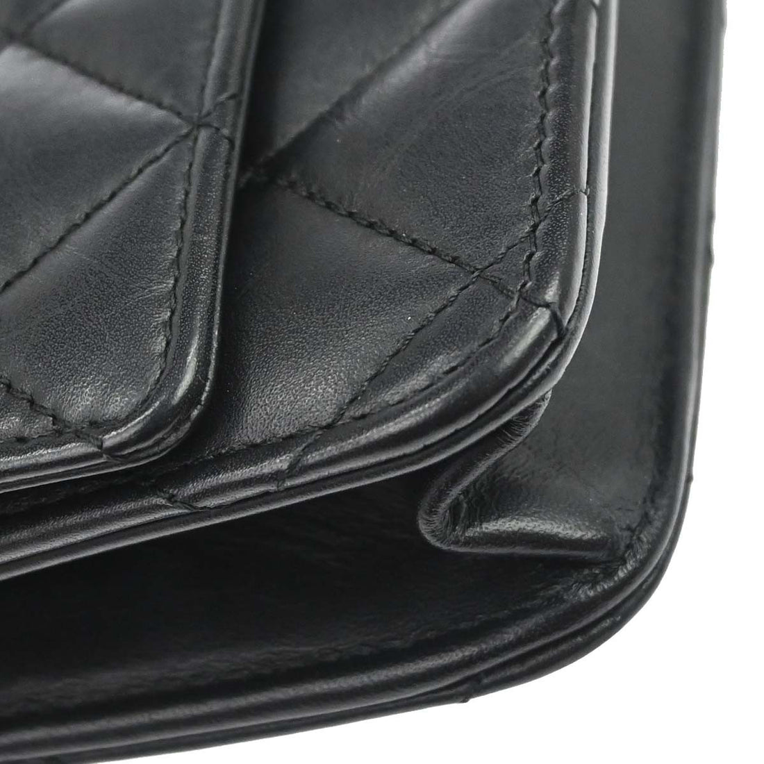 Chanel 2.55 Reissue WOC in Pelle di Vitello Invecchiata Nero Vintage