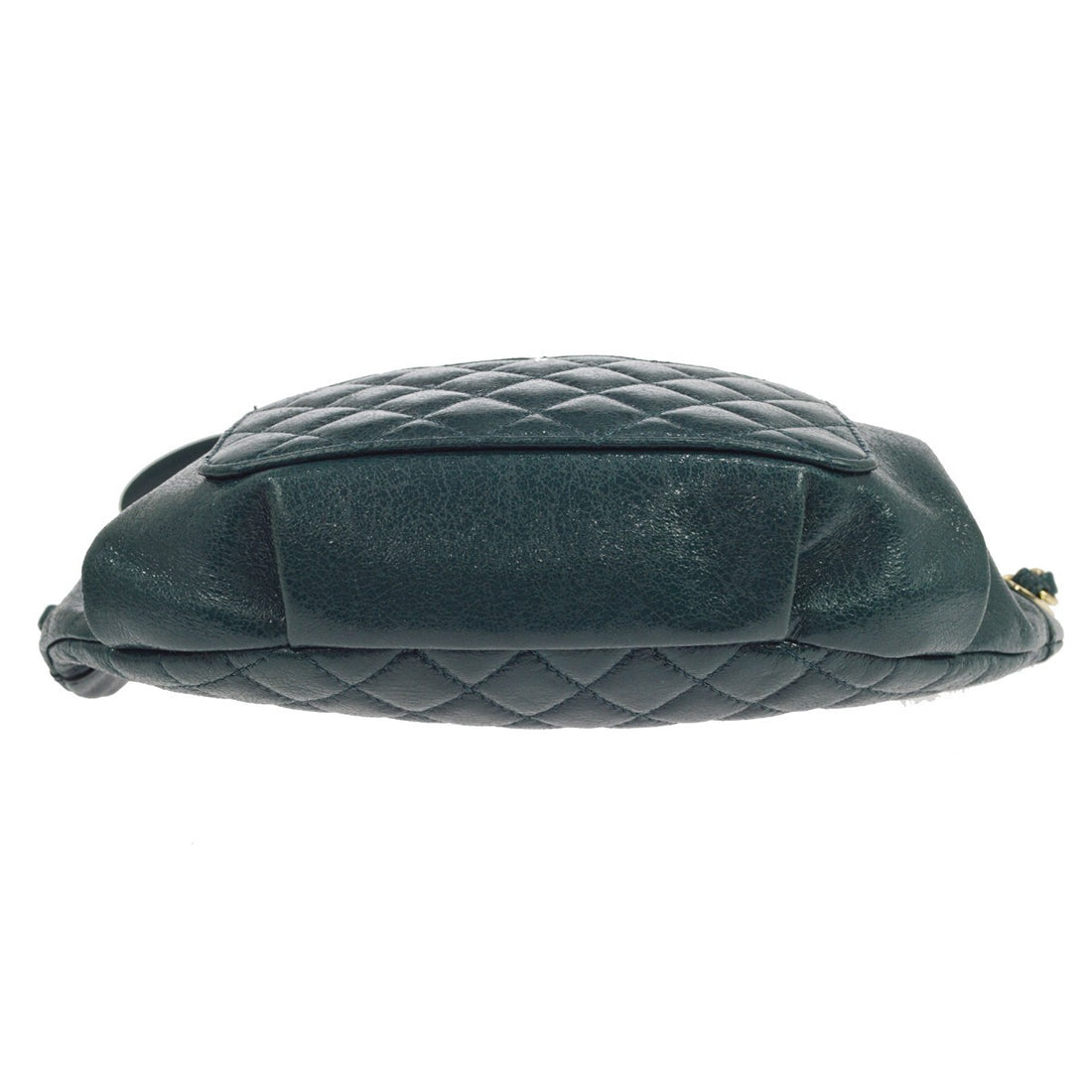 Chanel Banane in Pelle di Vitello Verde Vintage