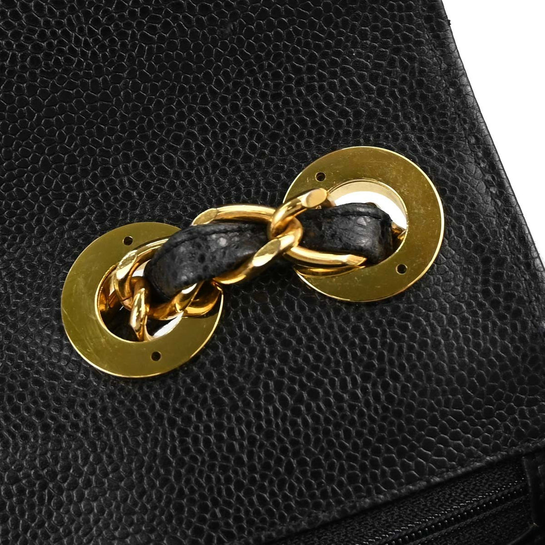 Chanel Black Calfskin Jumbo Mademoiselle Classic Flap Bag Vintage