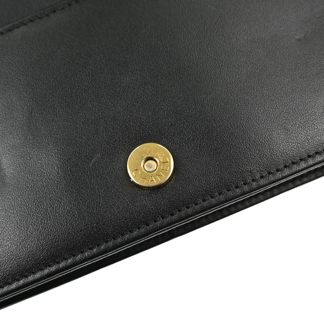 Chanel Black Calfskin Tweed WOC Wallet on Chain Shoulder Bag Vintage
