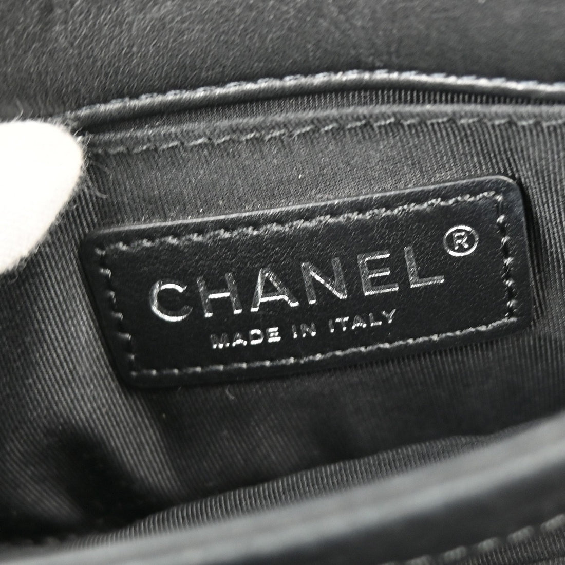 Chanel Black Lambskin Chevron Stud Turnlock Small Full Flap Shoulder Bag Vintage