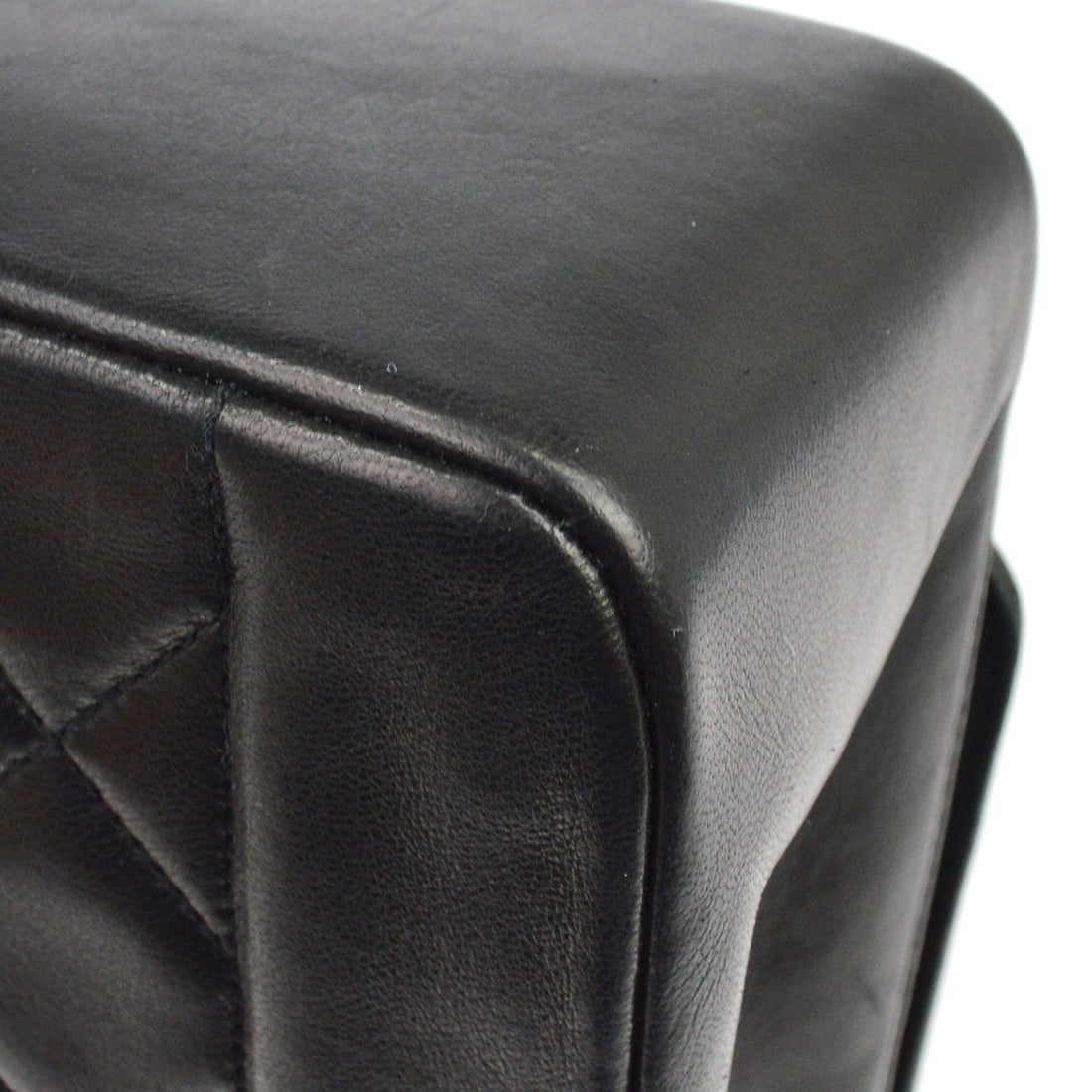 Chanel Black Lambskin Medium Diana Shoulder Bag Vintage