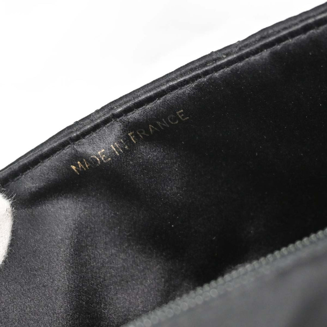 Chanel Black Satin Diana Shoulder Bag Vintage