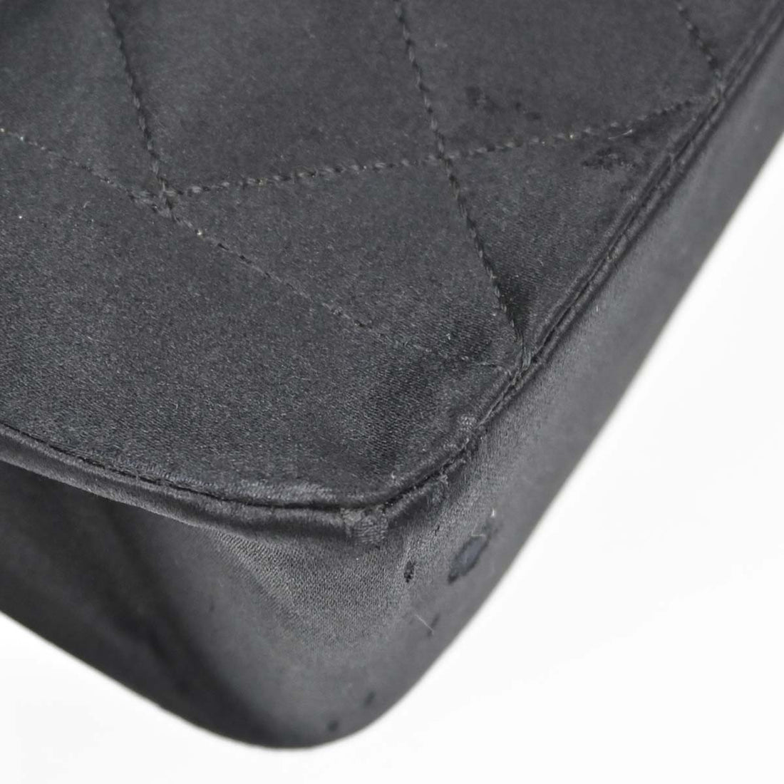 Chanel Black Satin Diana Shoulder Bag Vintage