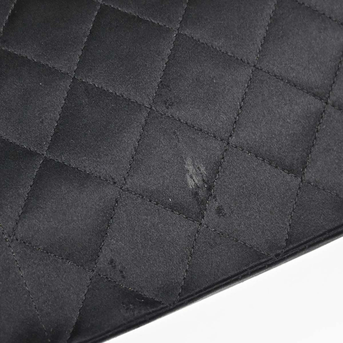 Chanel Black Satin Diana Shoulder Bag Vintage