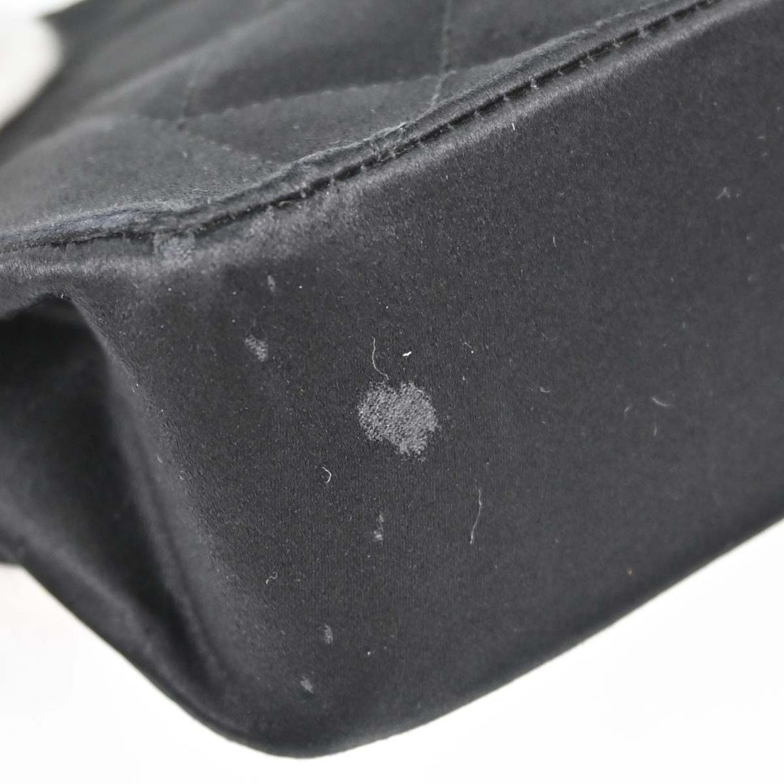 Chanel Black Satin Diana Shoulder Bag Vintage
