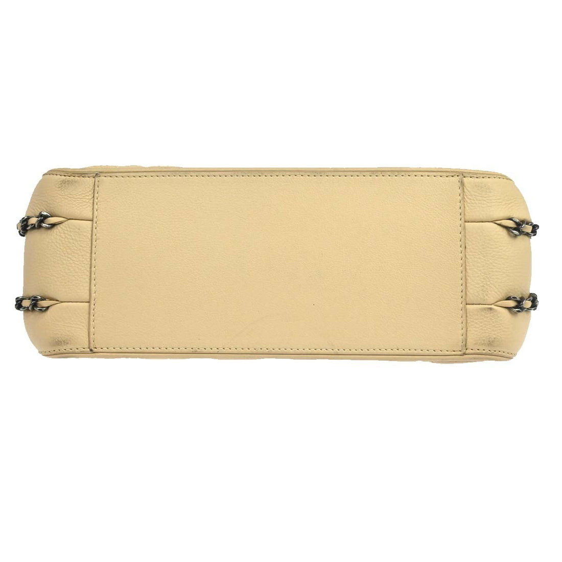Chanel Borsa a Catena in Pelle Caviar Beige Vintage